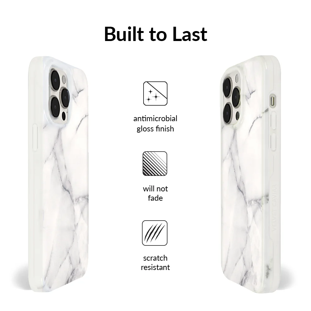 Carrara Marble iPhone Case - Image 11