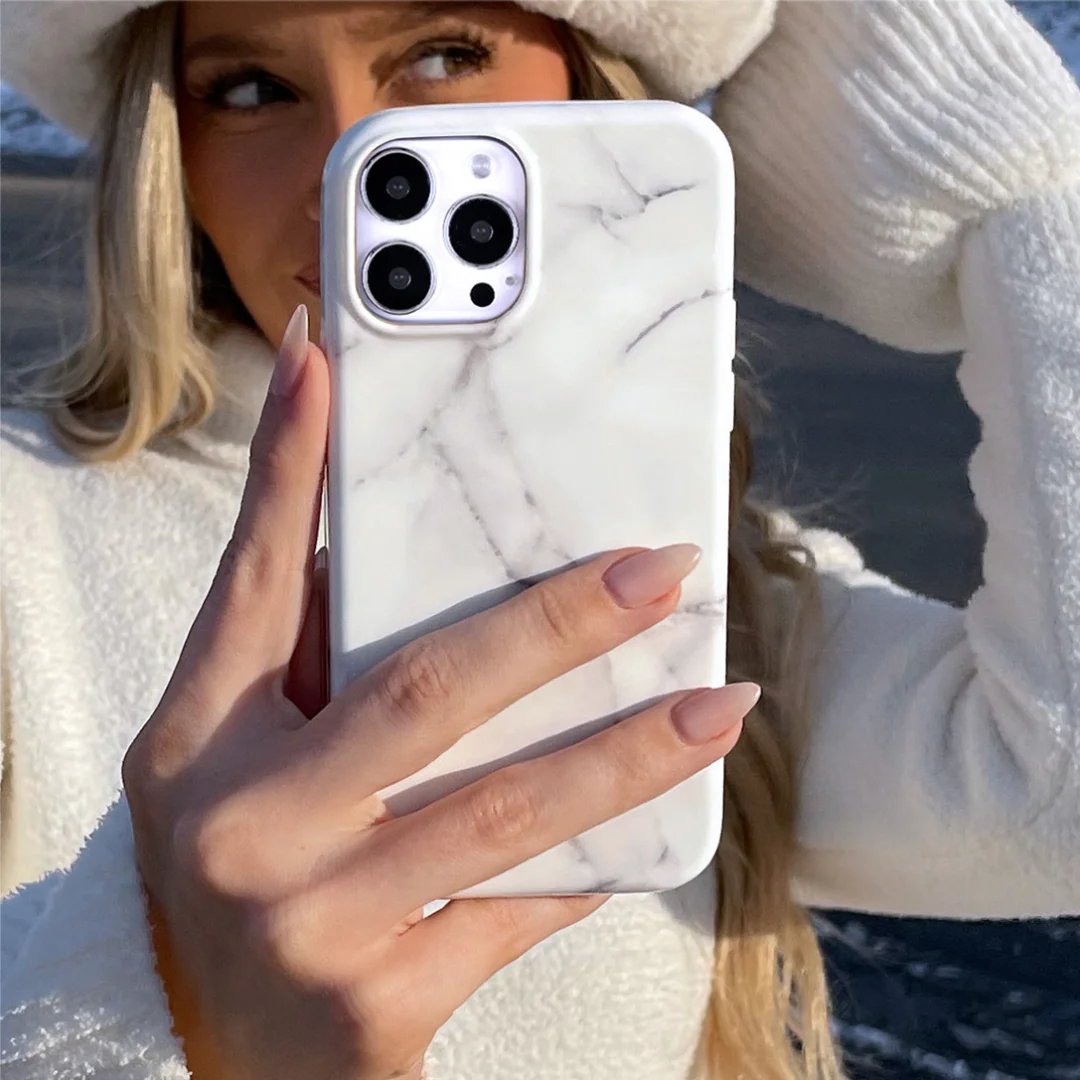 Carrara Marble iPhone Case - Image 44