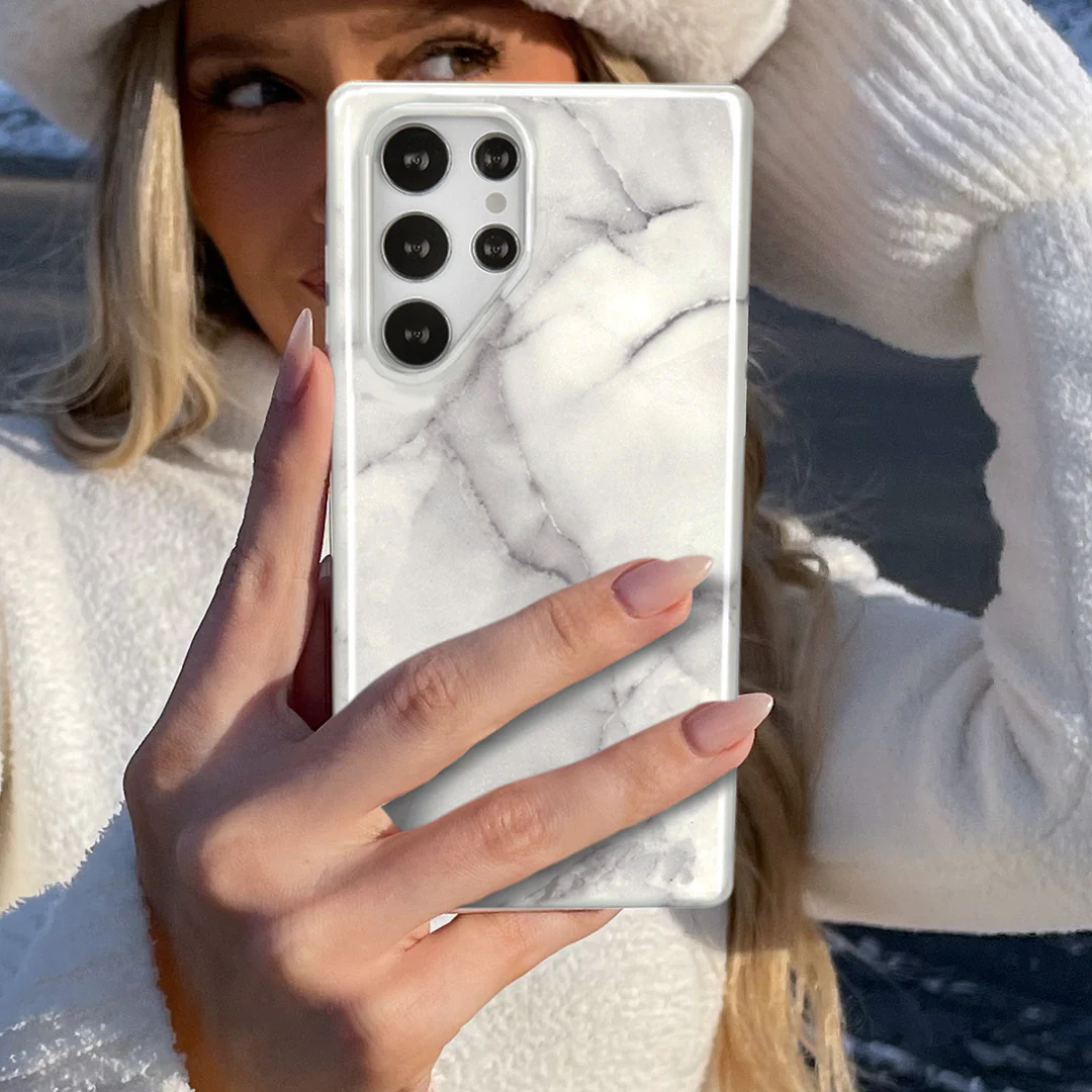 Carrara Marble Samsung Case - Image 20