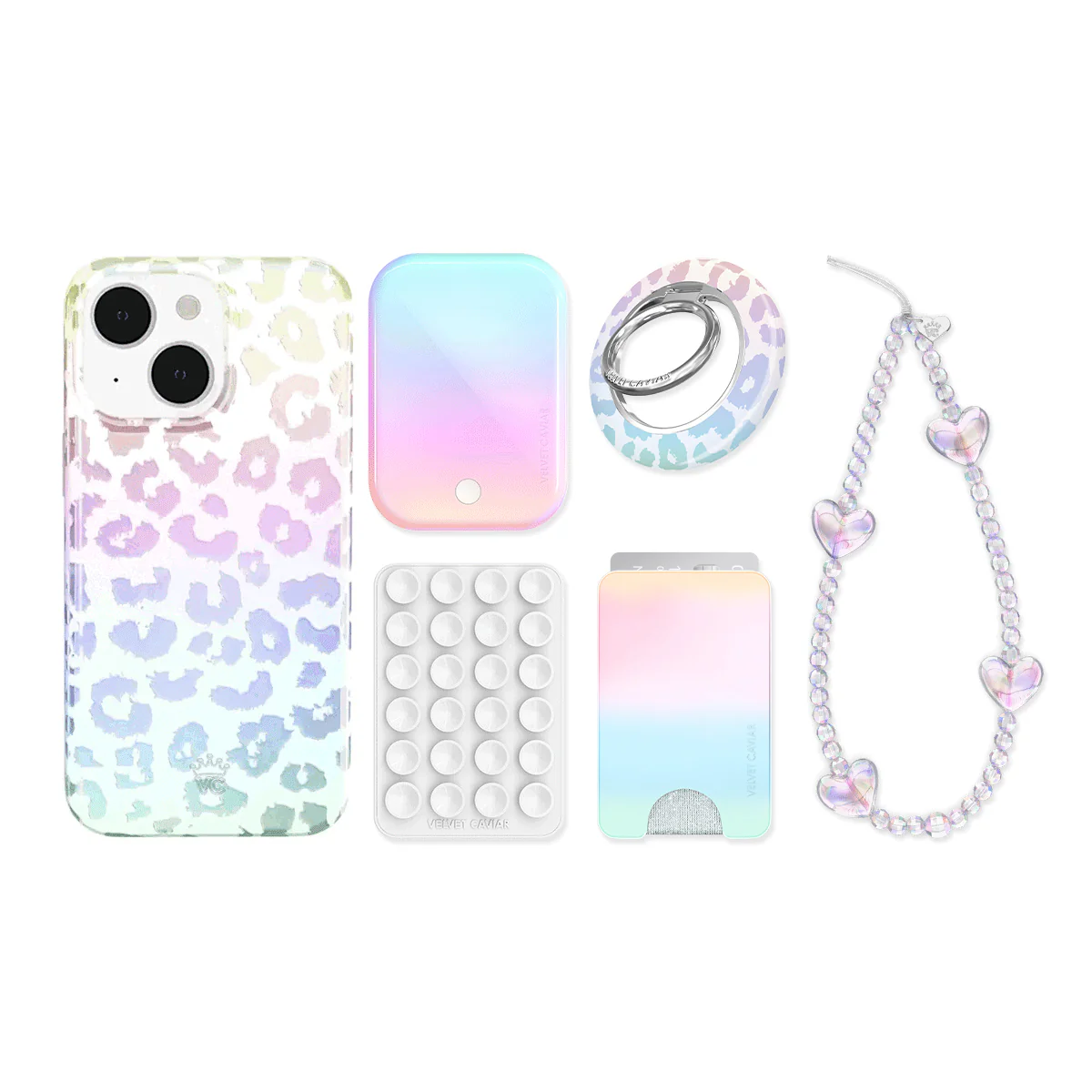 White Opal Leopard iPhone Bundle Set - Image 13