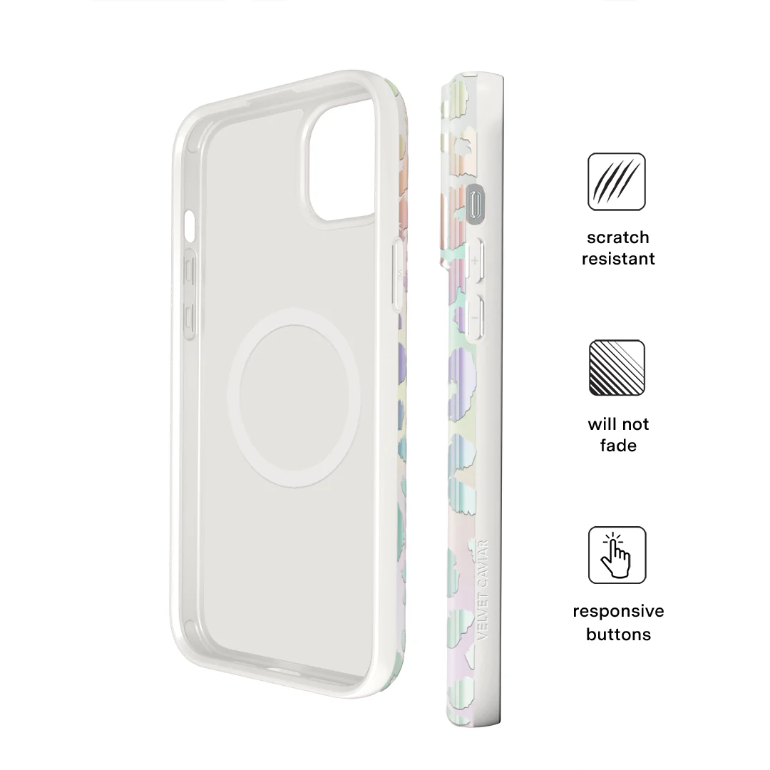White Opal Leopard iPhone Case - Image 110