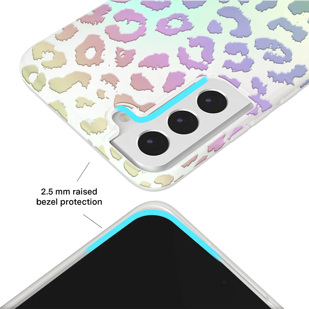 White Opal Leopard Samsung Case - Image 72