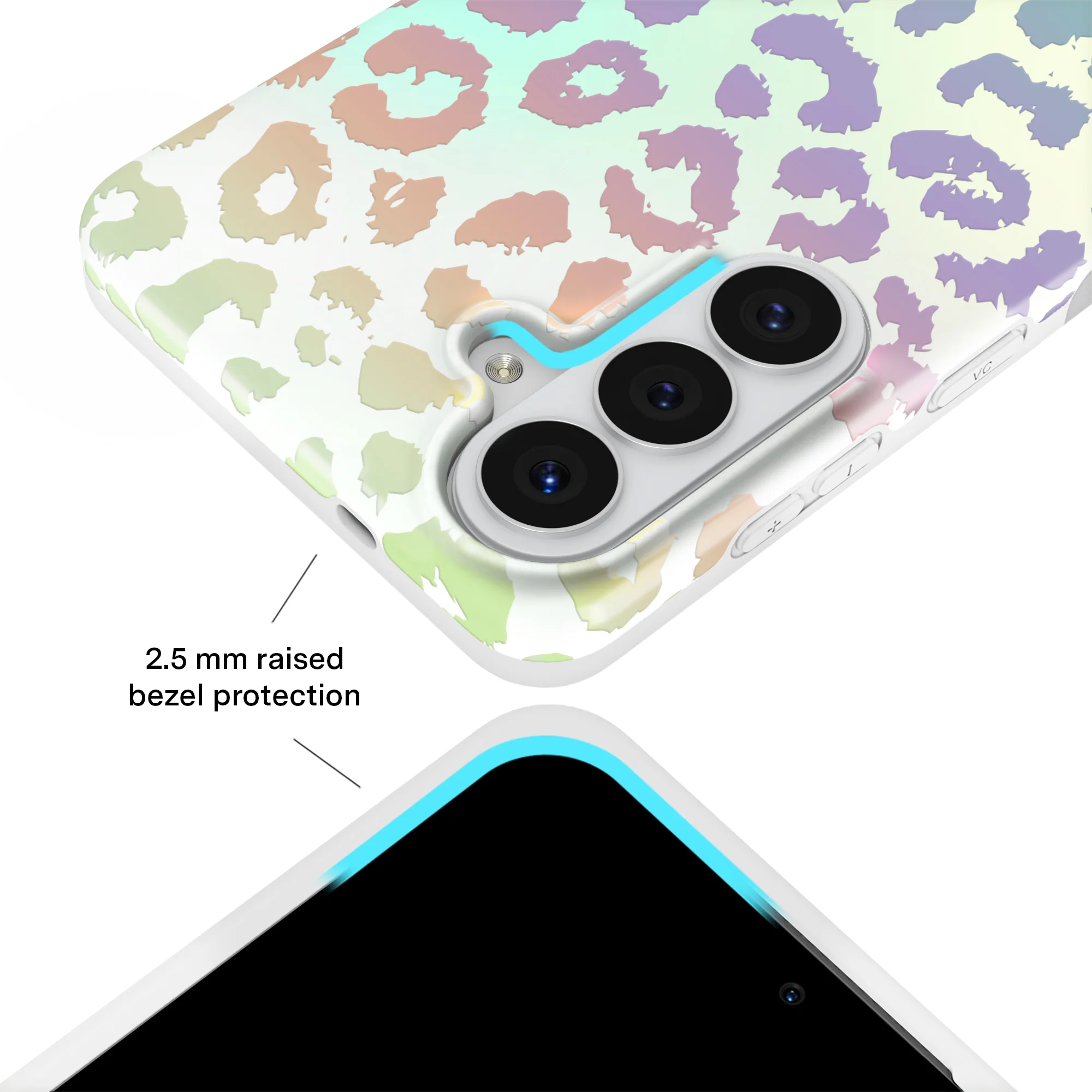 White Opal Leopard Samsung Case - Image 77