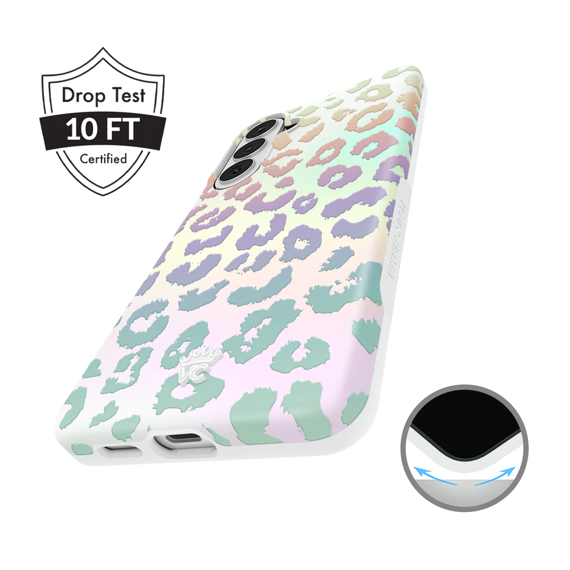 White Opal Leopard Samsung Case - Image 89