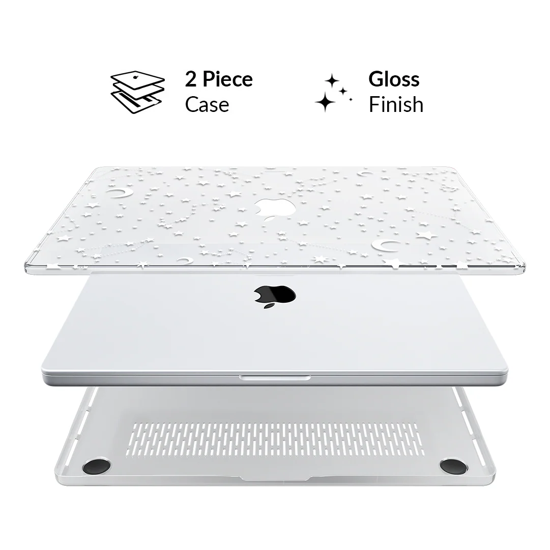 White Stars MacBook Case - Image 32