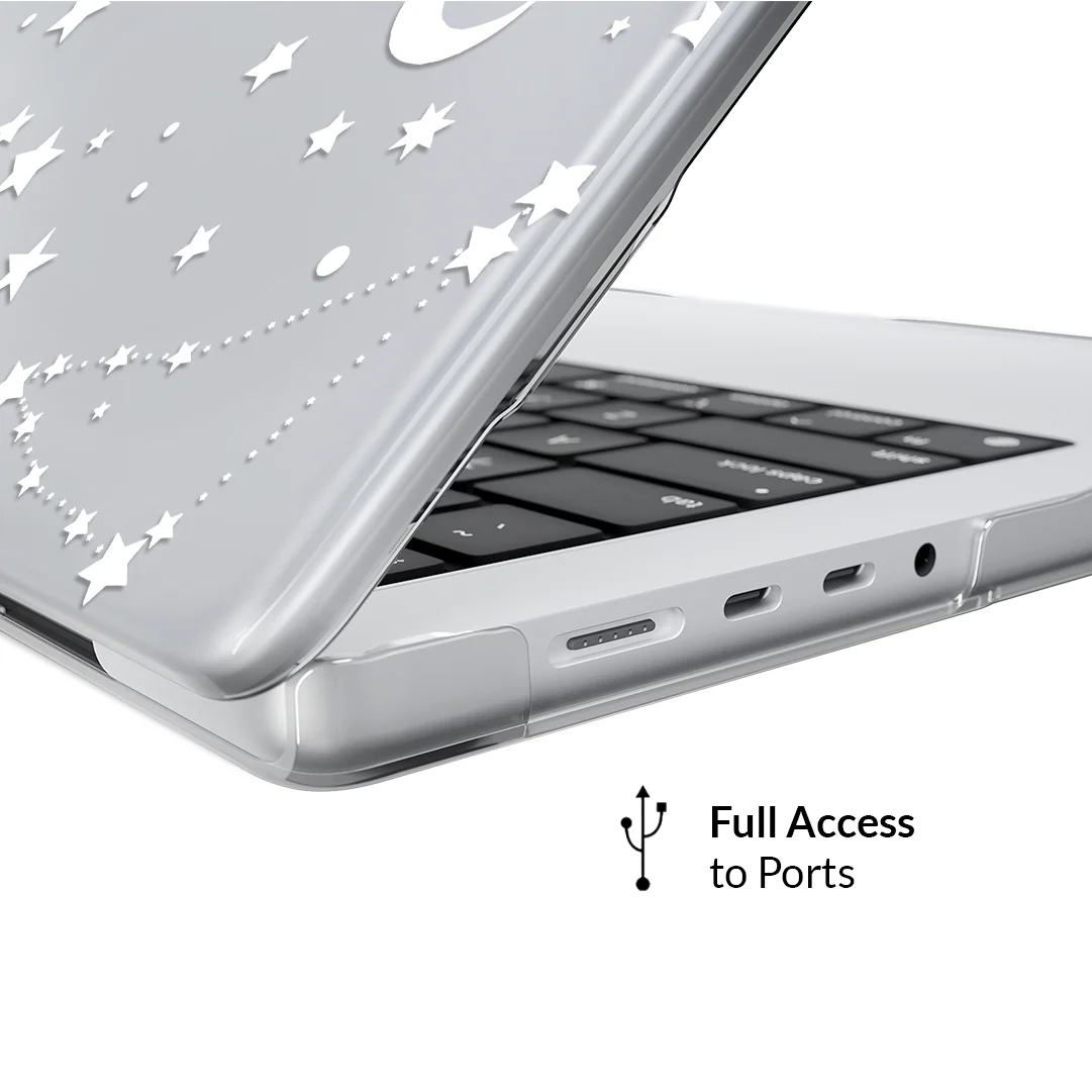 White Stars MacBook Case - Image 33