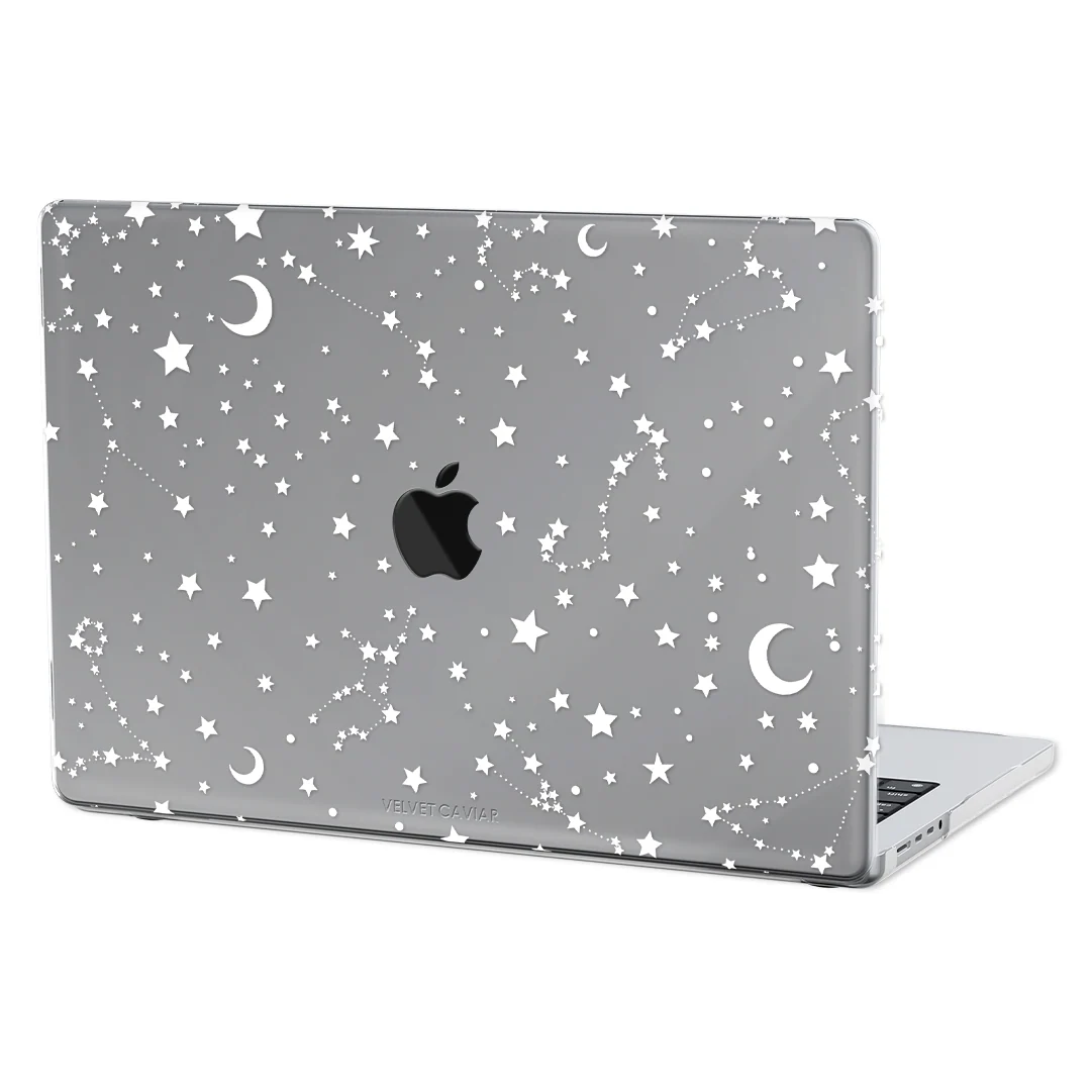White Stars MacBook Case - Image 37