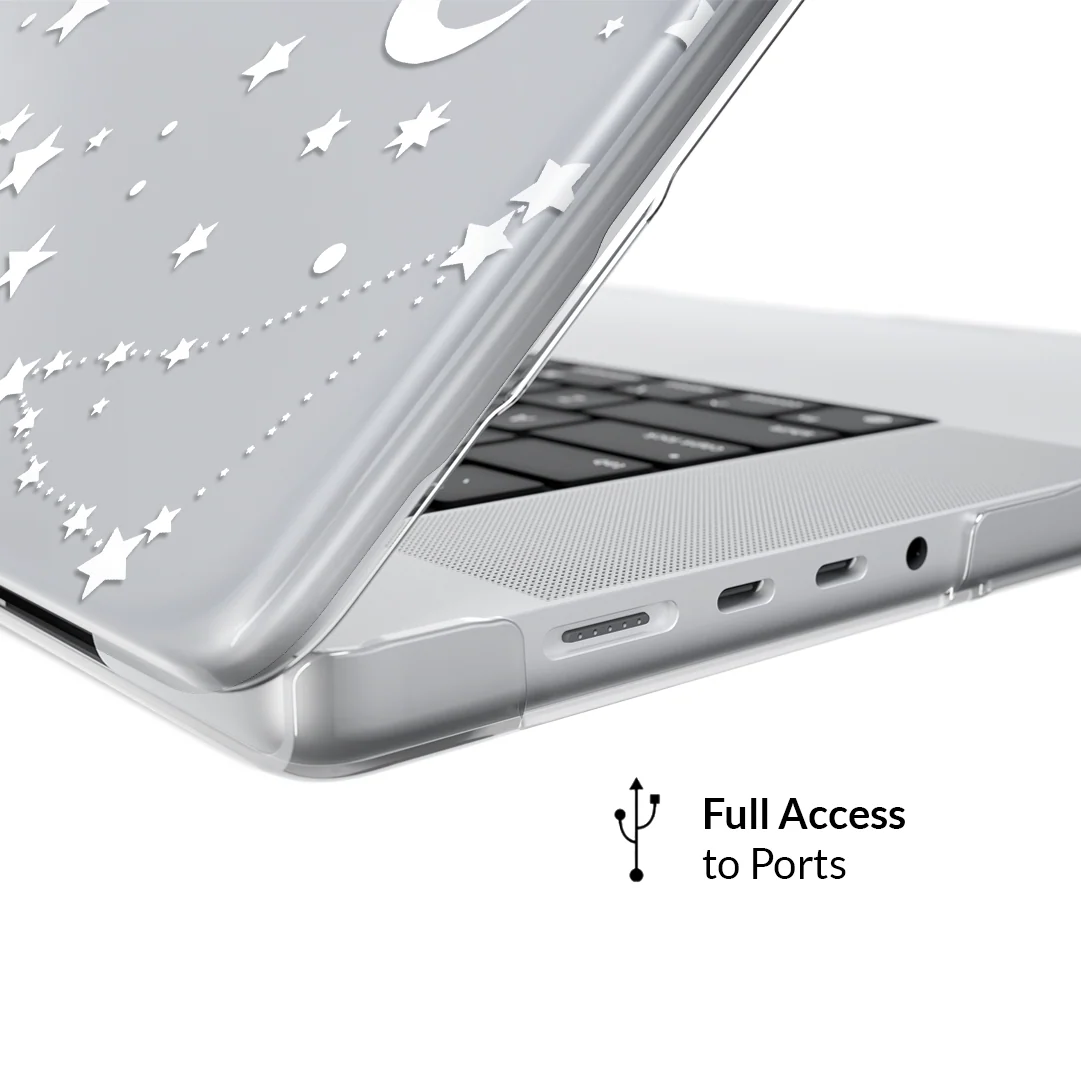 White Stars MacBook Case - Image 63