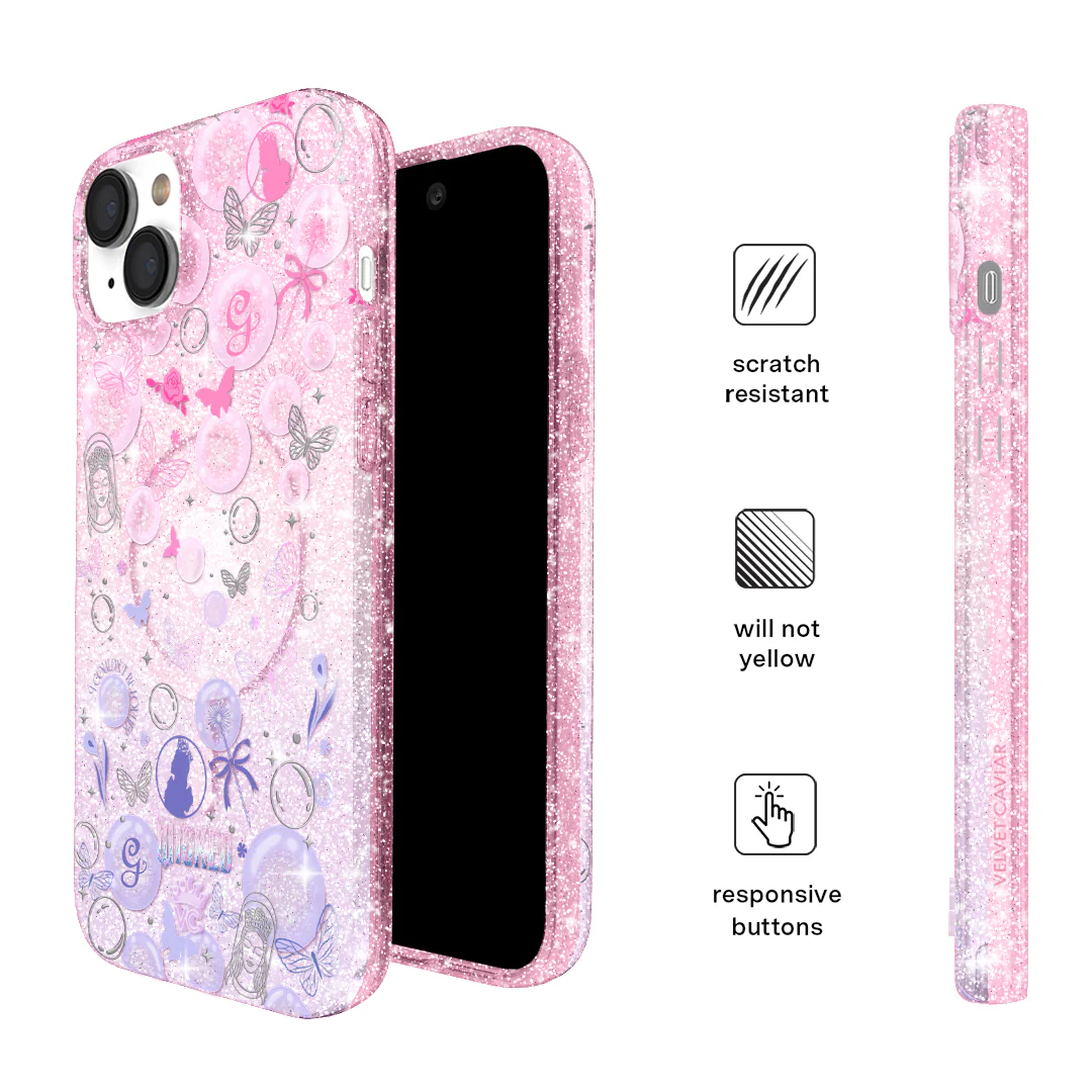 Wicked Glinda’s Bubble Glitter iPhone Case - Image 50