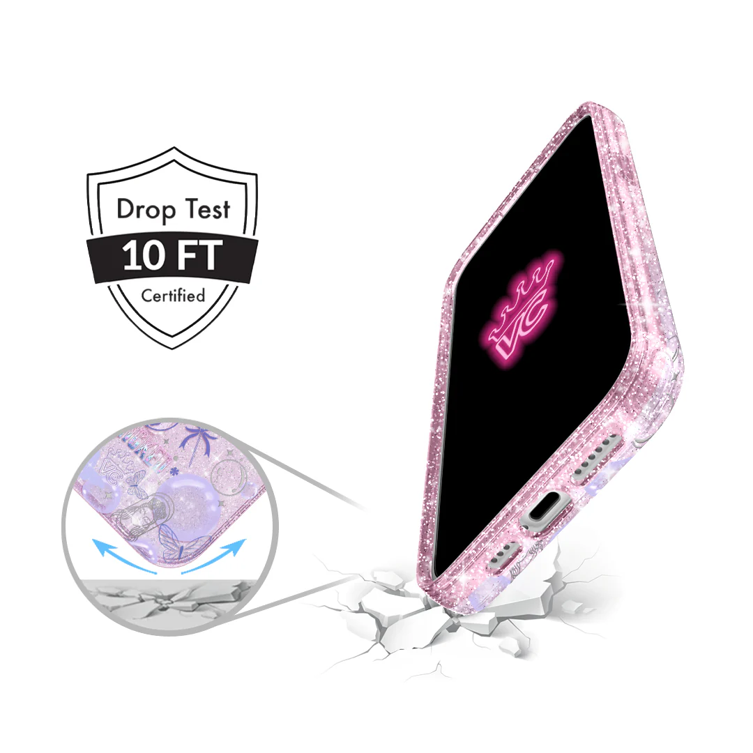 Wicked Glinda’s Bubble Glitter iPhone Case - Image 72