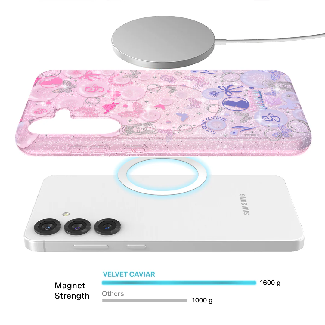 Wicked Glinda’s Bubble Glitter Samsung Case - Image 4