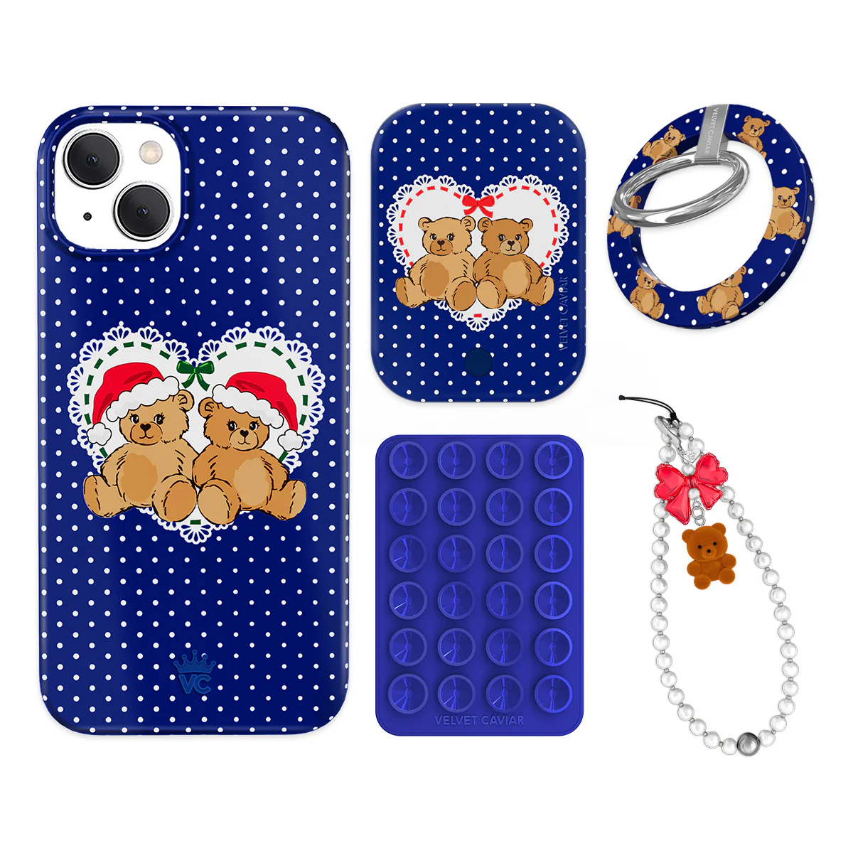 Winter Teddy iPhone Bundle Set - Grip - Image 14