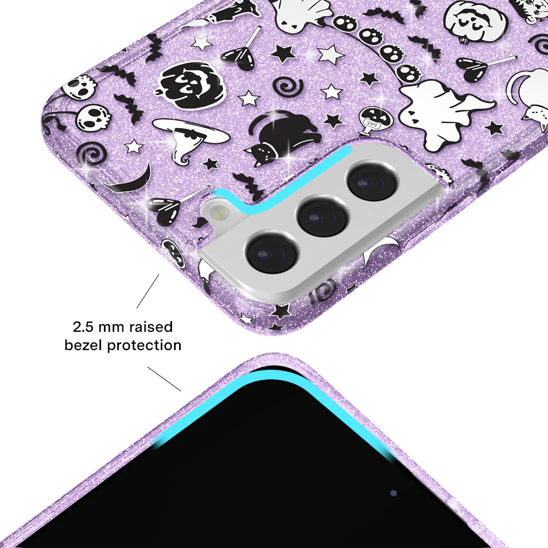 Witchy Lilac Glitter Samsung Case - Image 52