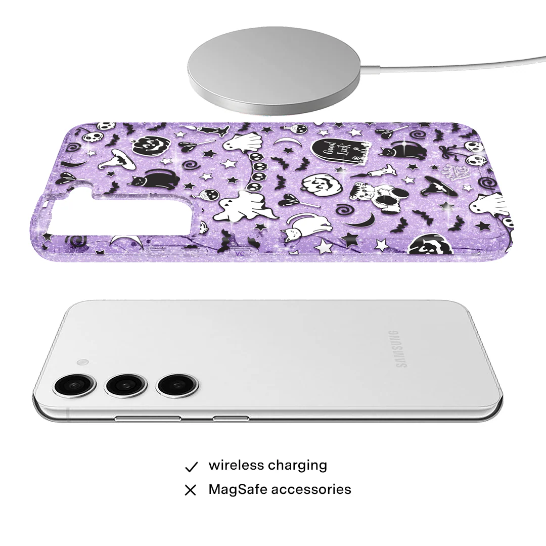 Witchy Lilac Glitter Samsung Case - Image 53