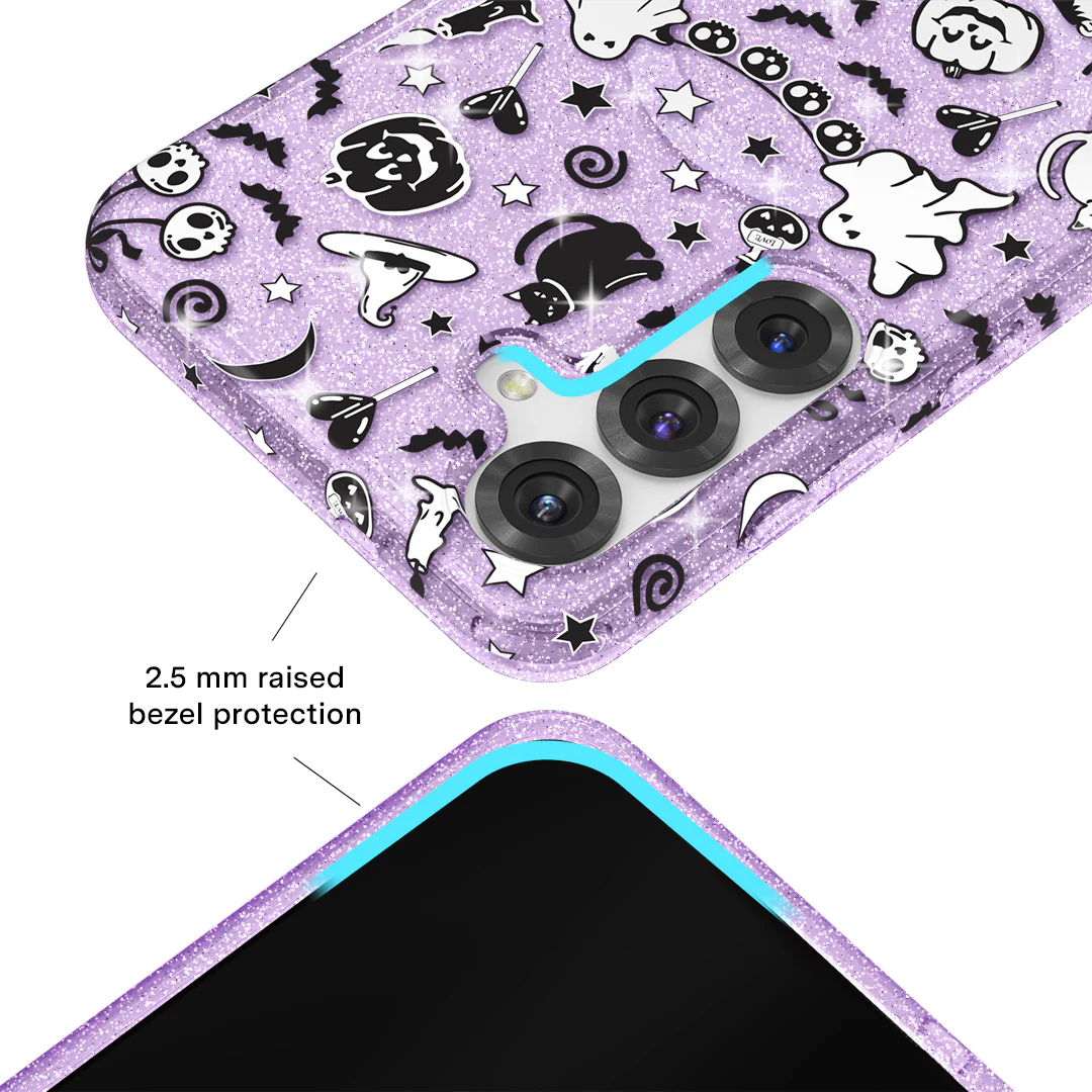 Witchy Lilac Glitter Samsung Case - Image 7