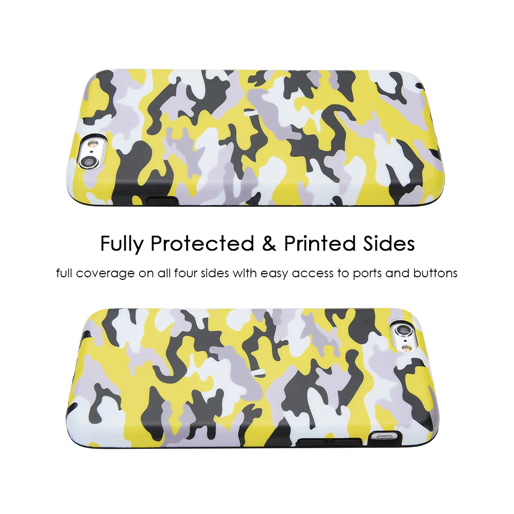 Yellow Camo iPhone Case - Image 39
