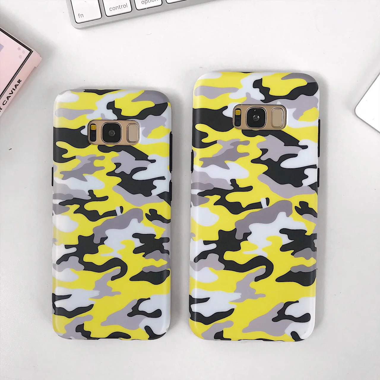 Yellow Camo Samsung Galaxy Case - Image 7