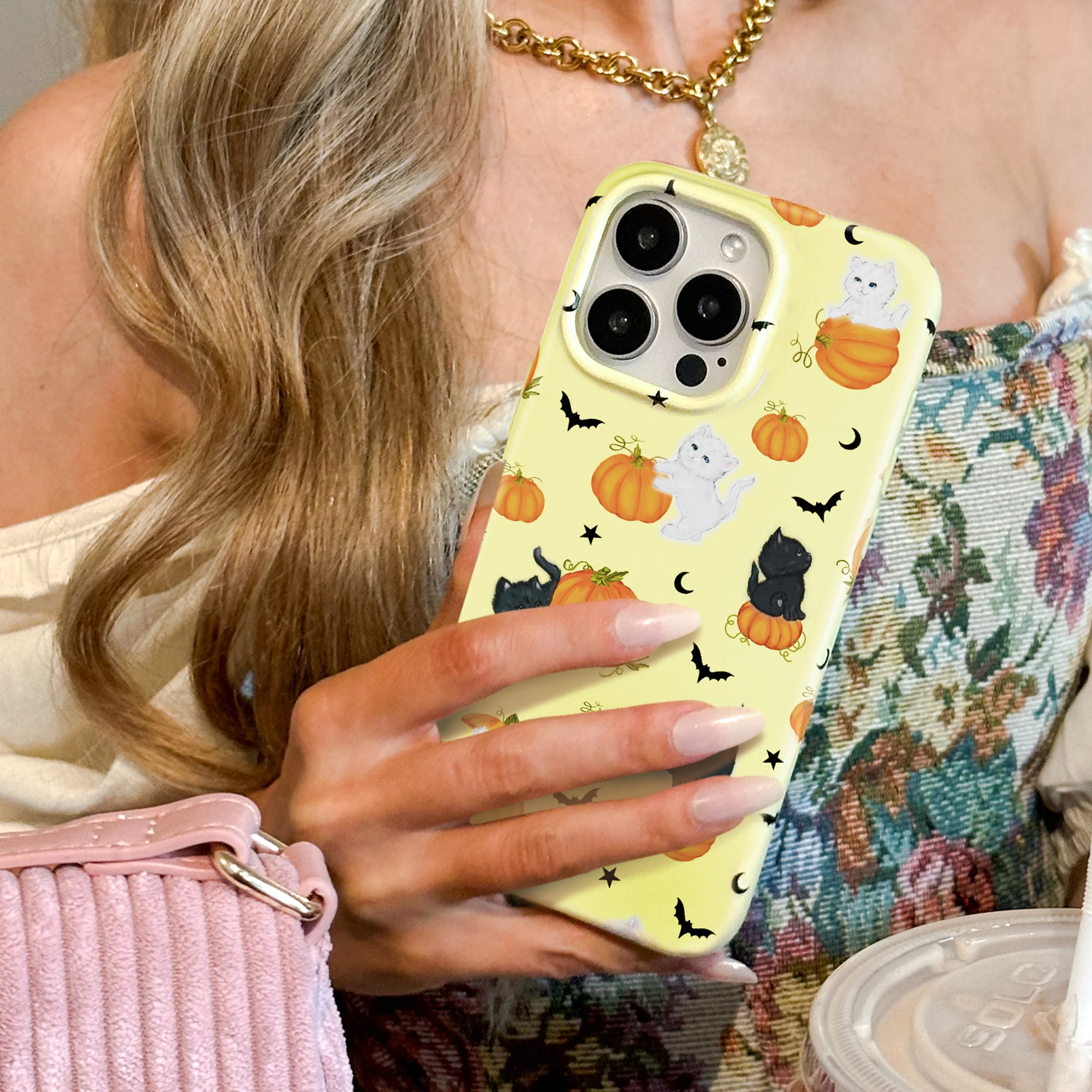 Purrfect Pumpkins iPhone Case - Image 20