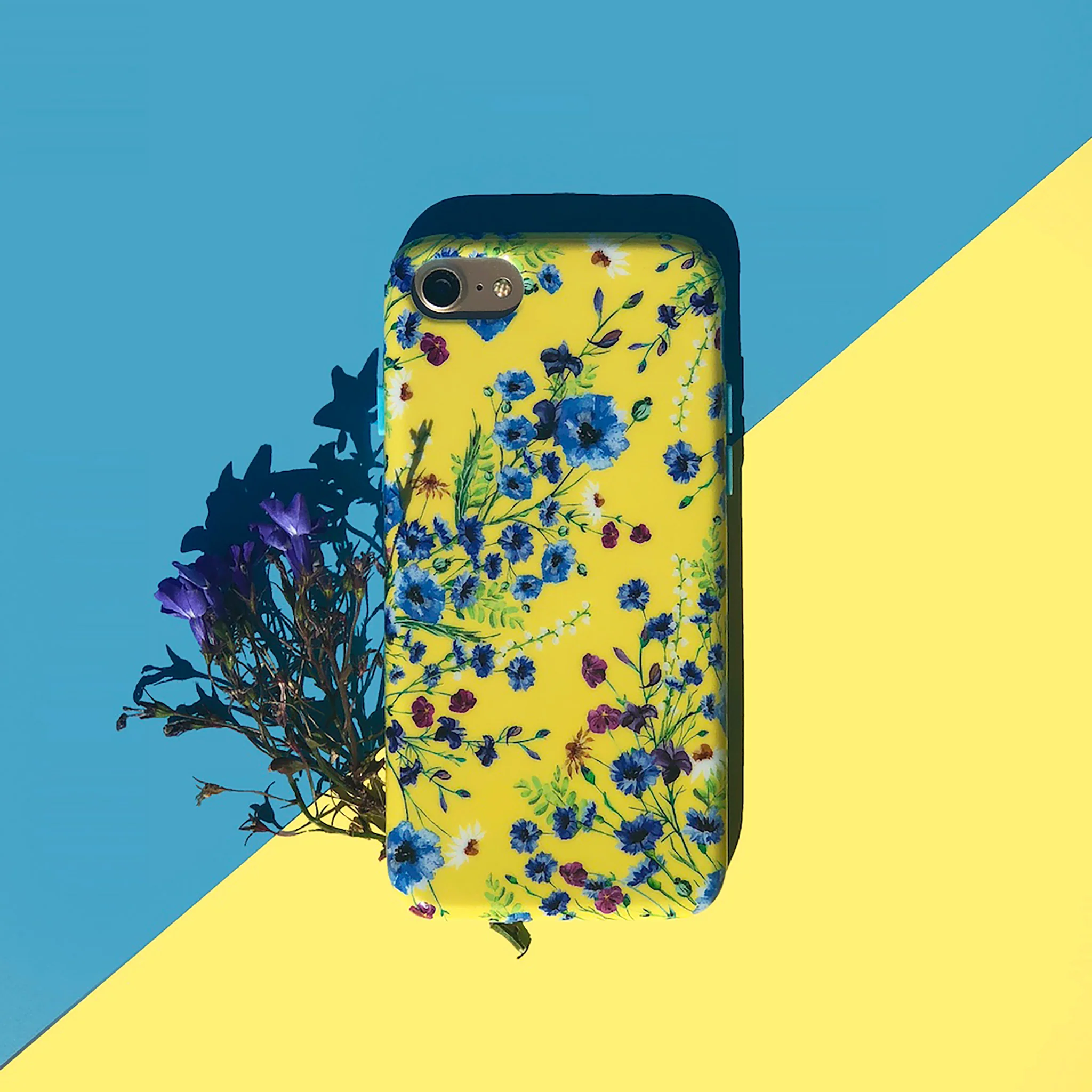 Yellow Wildflowers iPhone Case - Image 9