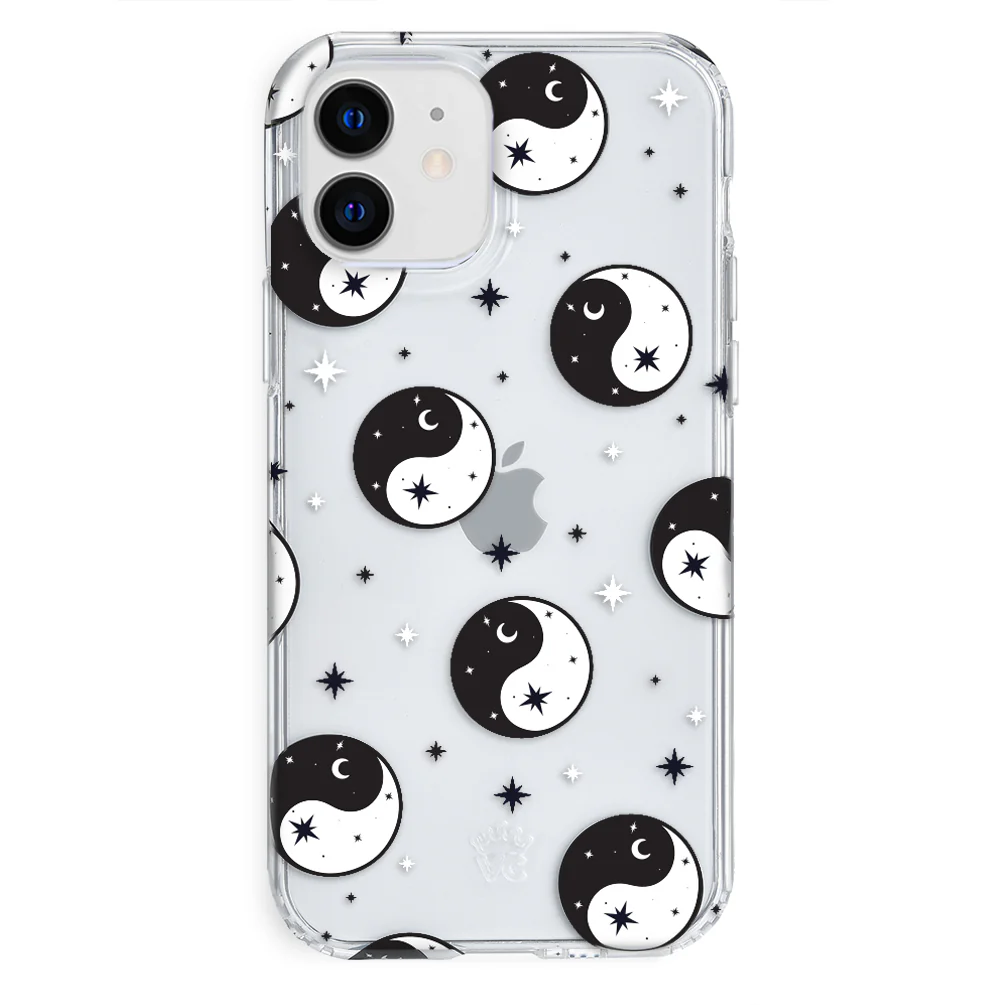 Yin & Yang Clear iPhone Case - Image 49