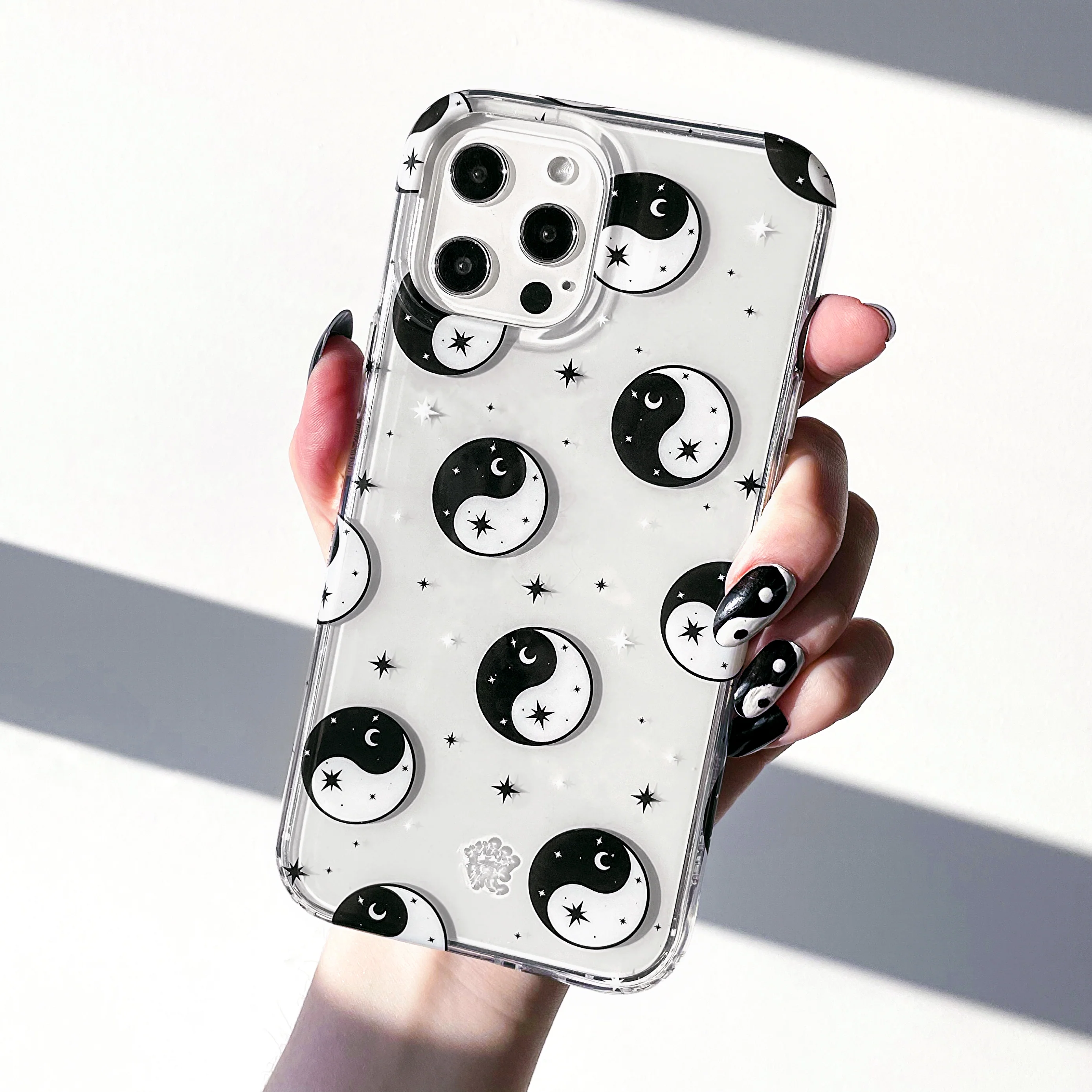 Yin & Yang Clear iPhone Case - Image 62