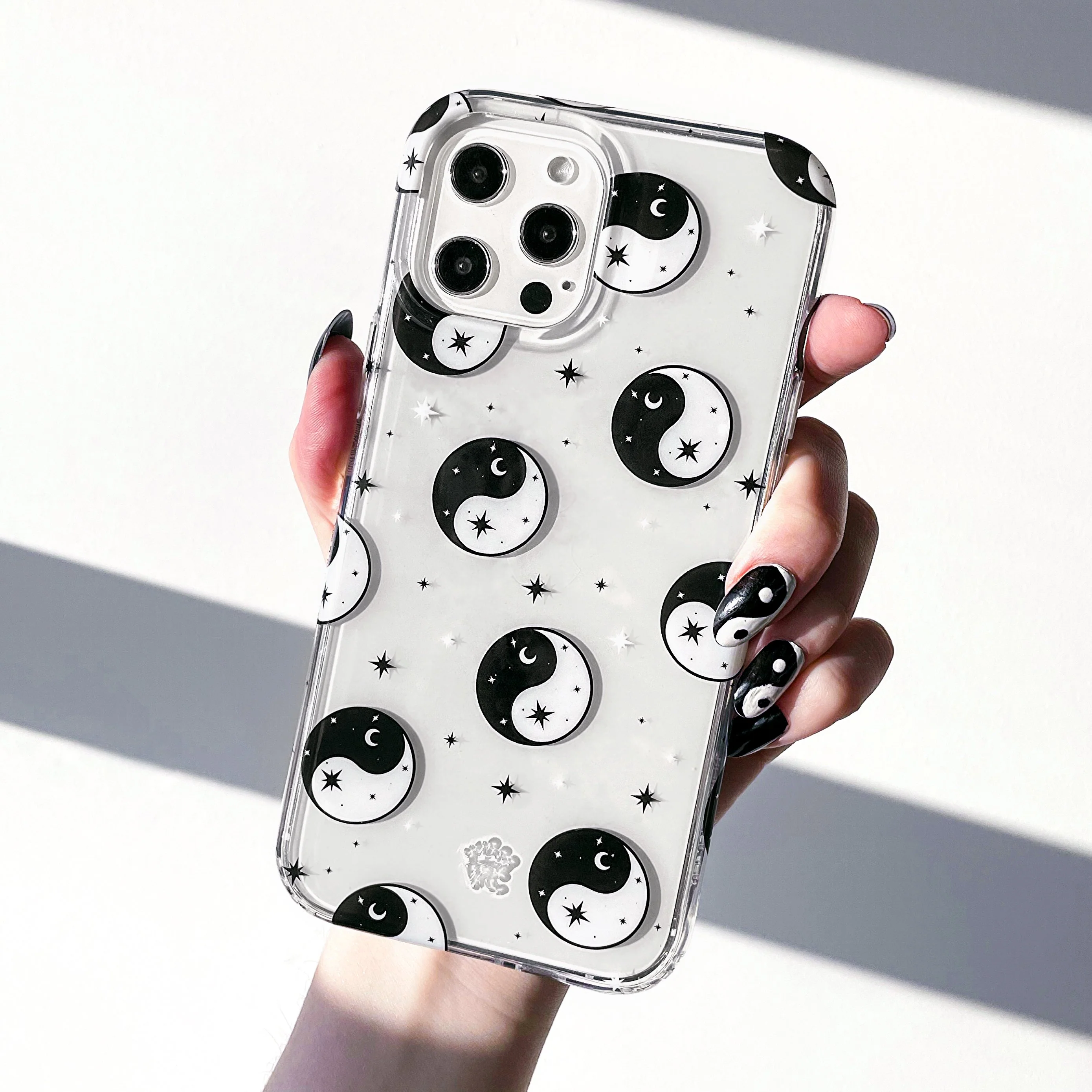 Yin & Yang Clear iPhone Case - Image 86